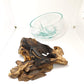 Rustic Driftwood Glass Terrarium Bowl