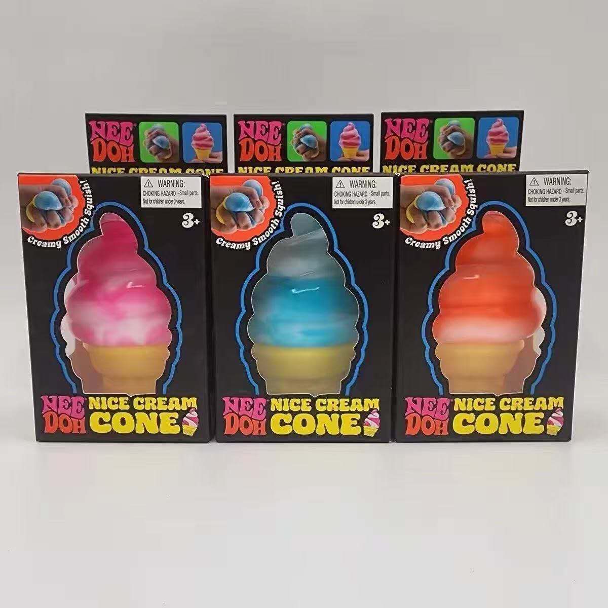 NeeDoh Nice Cream Cone Squishy