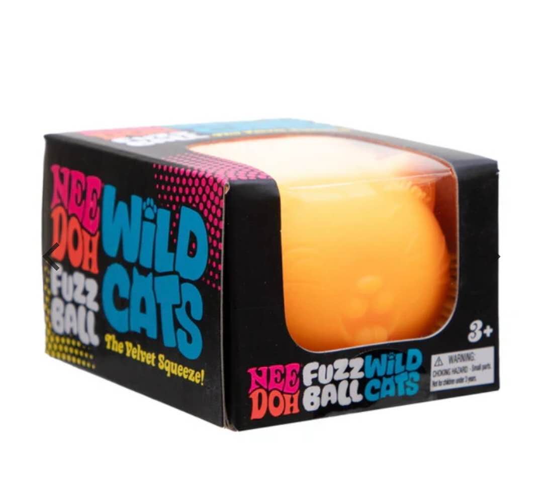 Needoh Wild Cats Fuzz Ball Slow Rising Squishy
