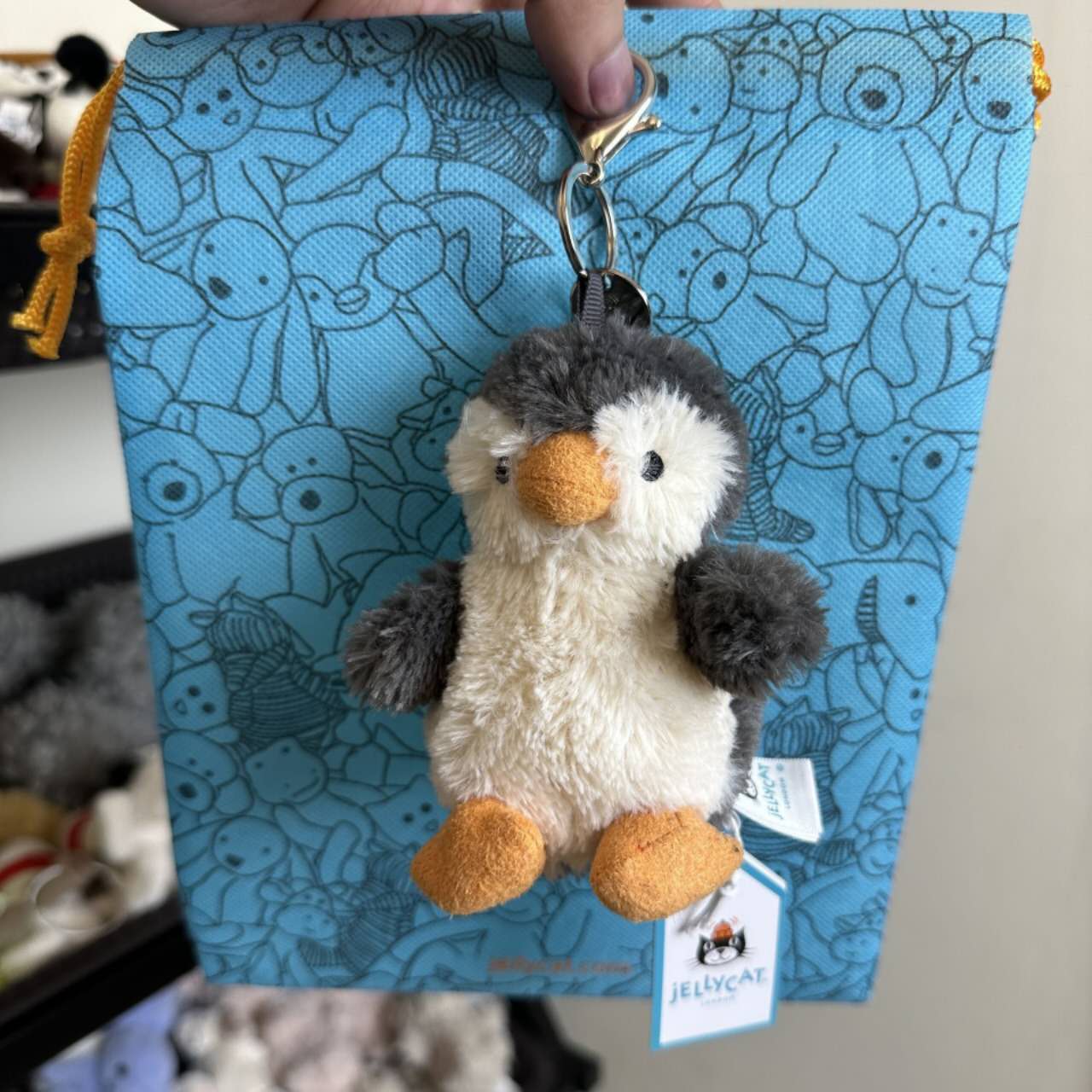 Jellycat 12cm Bag Charm Penguin