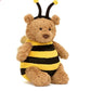 Jellycat Bartholomew Bear Bumblebee Outfit 26cm