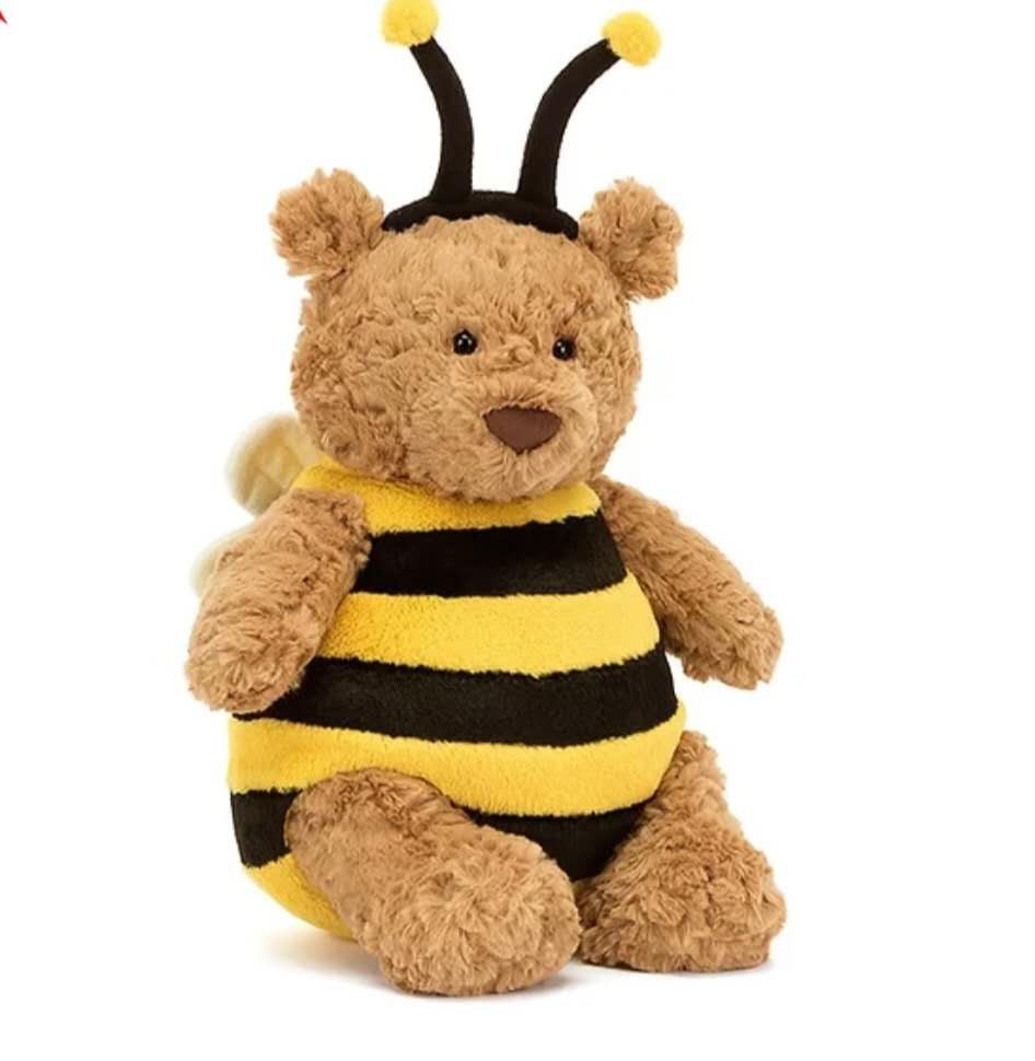 Jellycat Bartholomew Bear Bumblebee Outfit 26cm