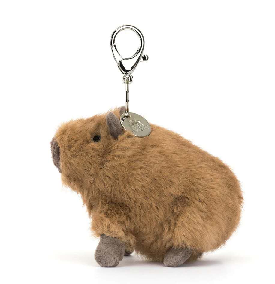 Jellycat 12cm Bag Charm Clyde capybara