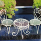 Fairy Garden Accessories Table and chair Umbrella