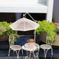 Fairy Garden Accessories Table and chair Umbrella