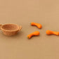 Fairy Garden Accessories Basket with pumpkin Vegetable