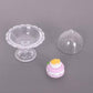 Fairy Garden Accessories Cake display stand with lid