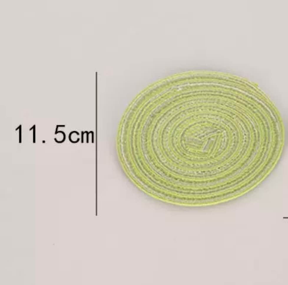 Fairy Garden Accessories green straw mat