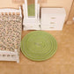 Fairy Garden Accessories green straw mat