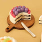 Fairy Garden Accessories Cake with plate knife