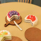 Fairy Garden Accessories Cake with plate knife