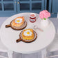 Fairy Garden Accessories Bread with plate and jam