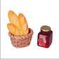 Fairy Garden Accessories bread with jam basket