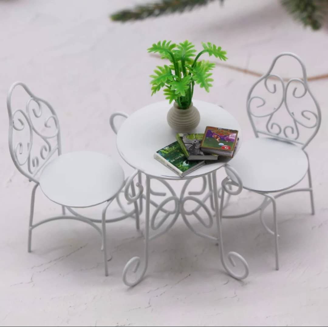 Fairy Garden Accessories table and chair