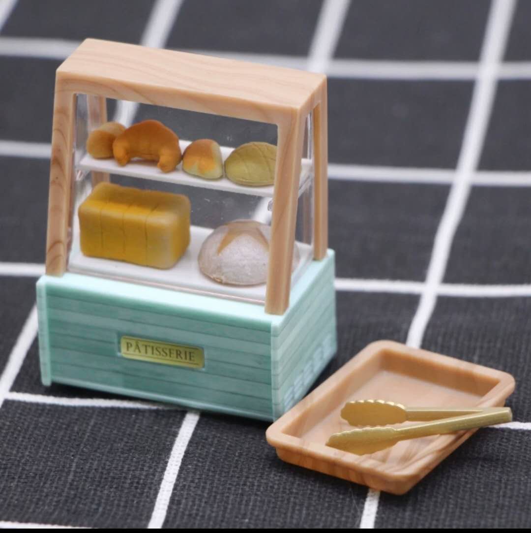 Fairy Garden Accessories bakery display set bread shelf