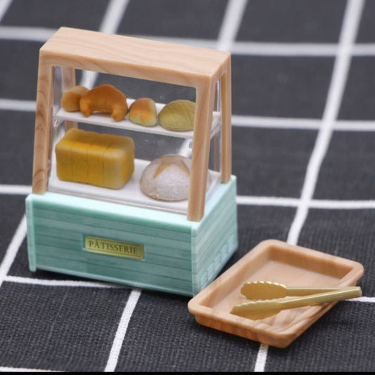 Fairy Garden Accessories bakery display set bread shelf