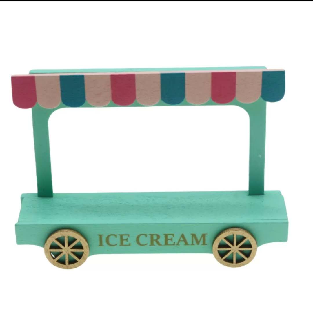 Fairy Garden Accessories ice cream cart