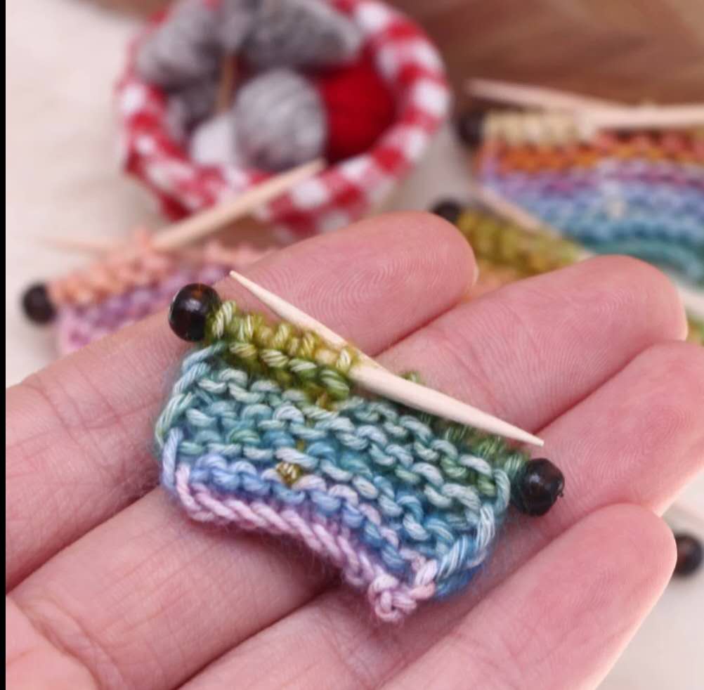 Fairy Garden Accessories Knitting set