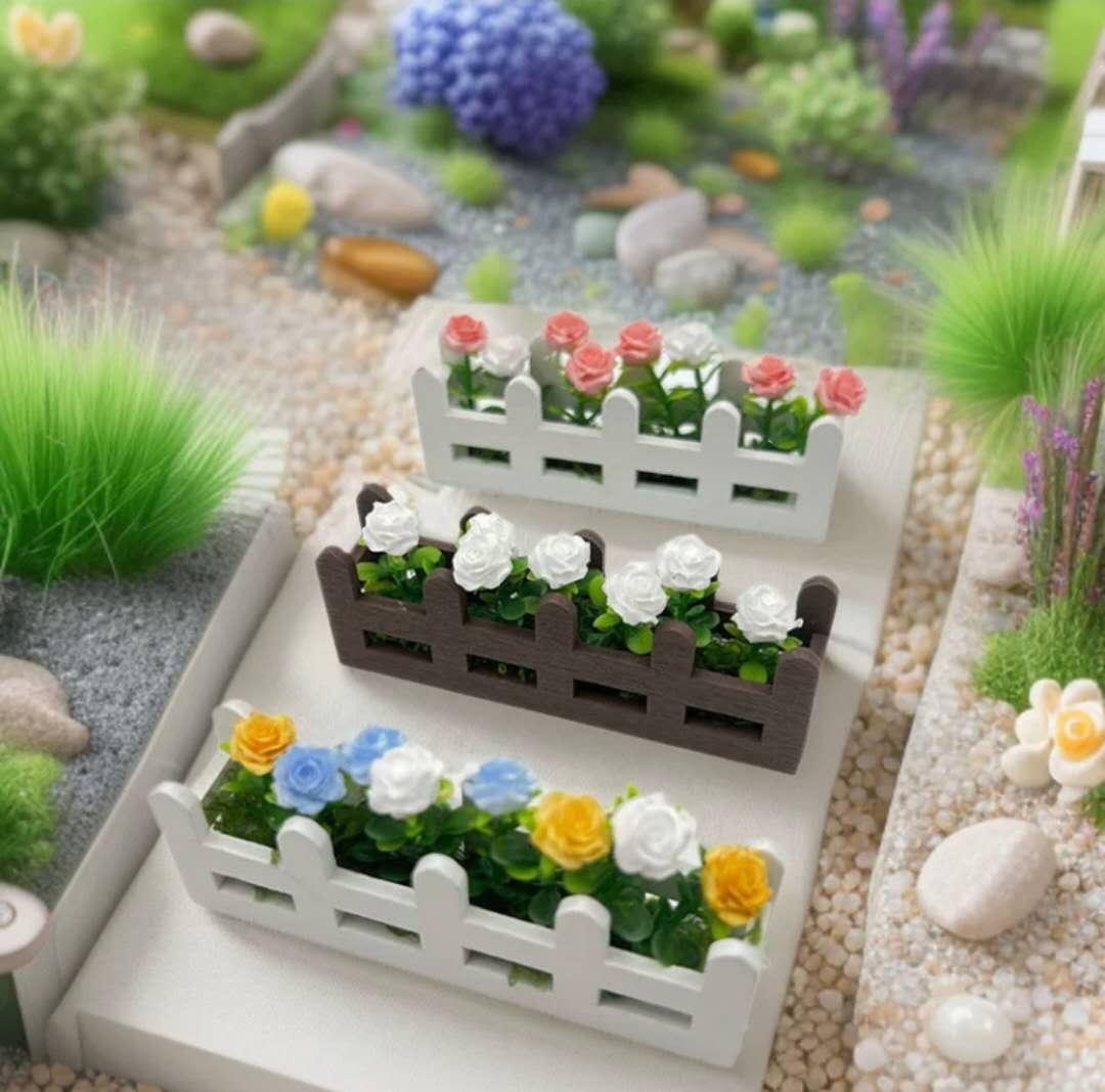 Fairy Garden Accessories plant flower bed