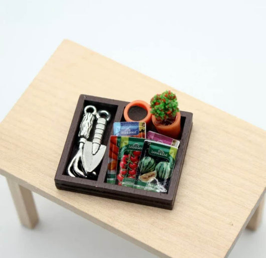 Fairy Garden Accessories plant set with shovel