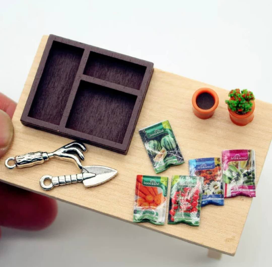 Fairy Garden Accessories plant set with shovel