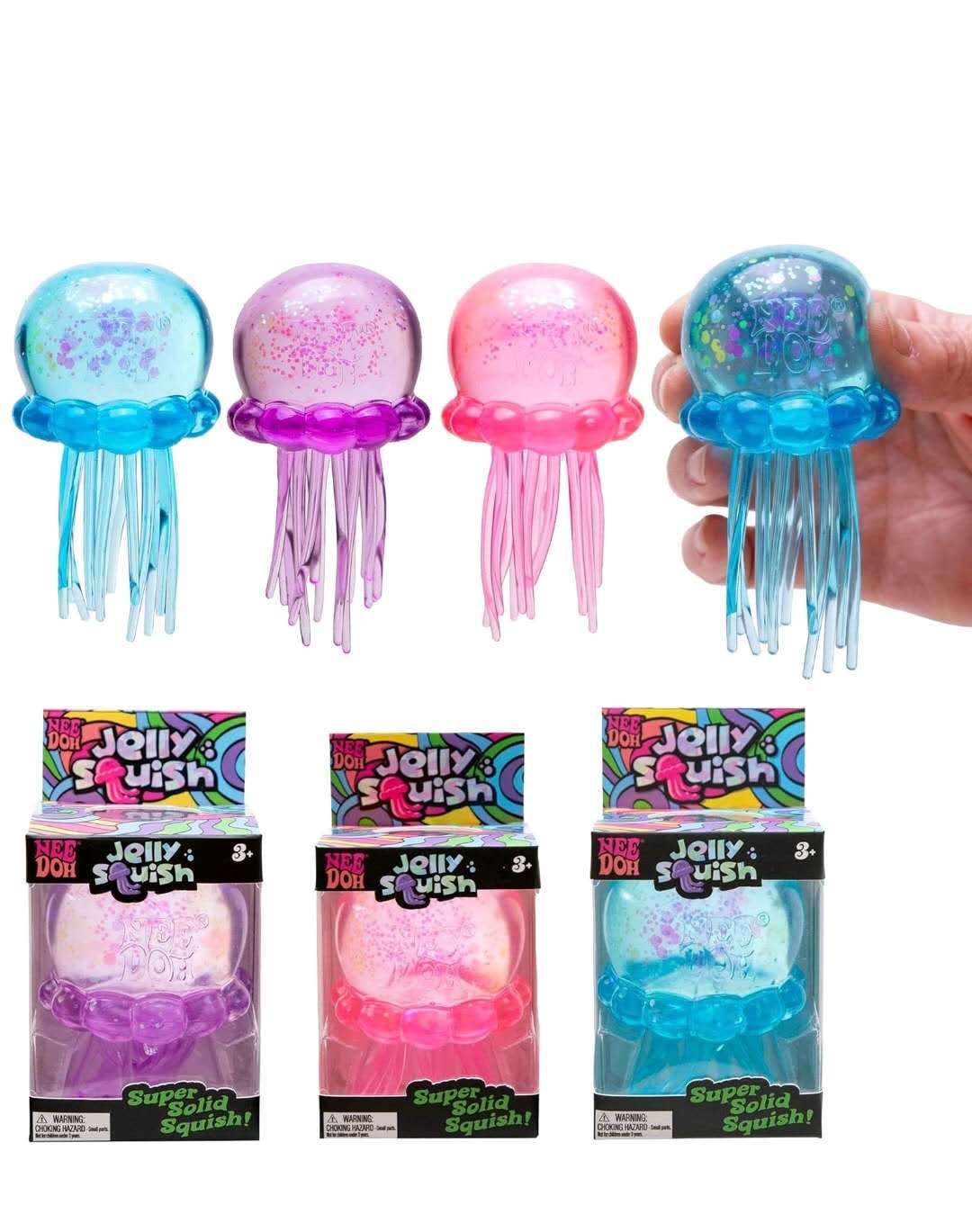 Needoh Jelly Squish Jellyfish Squishy
