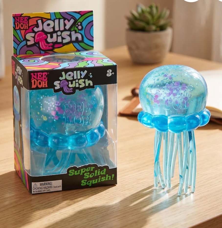 Needoh Jelly Squish Jellyfish Squishy