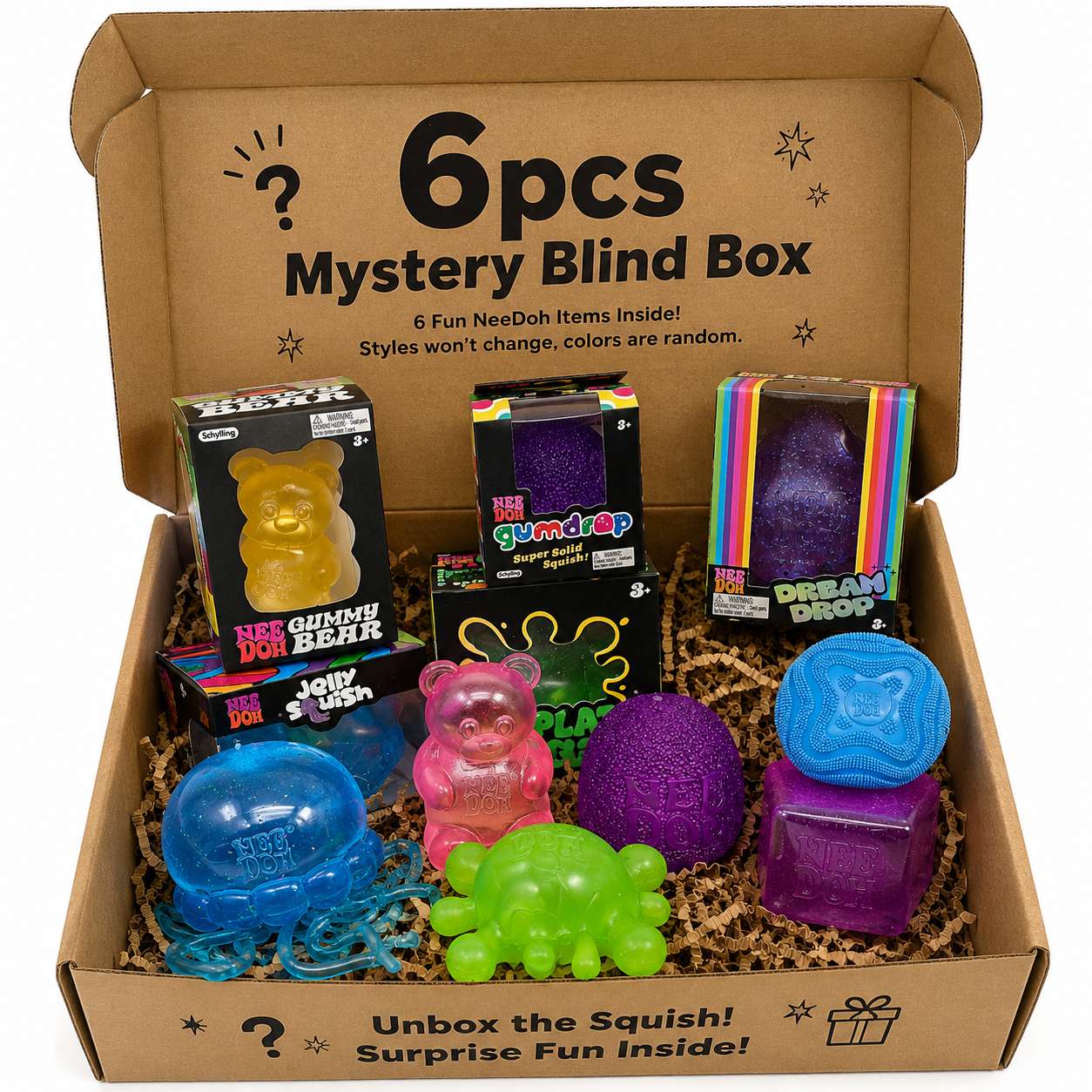 6pcs Needoh blind box