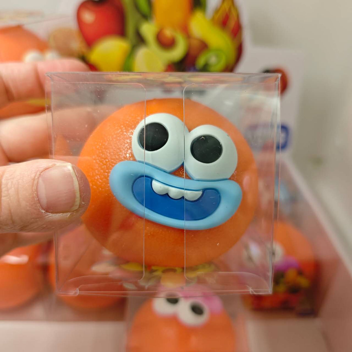 Crunchy Squishy Orange with emoji