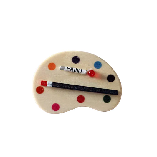 Color Palette Miniature Fairy Garden Accessory – Decoration for Fairy Gardens & Miniature Displays