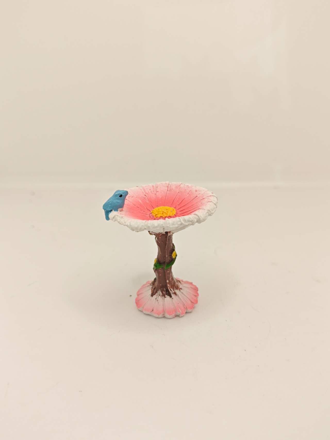 Flower bird bath Fairy Garden Accessories