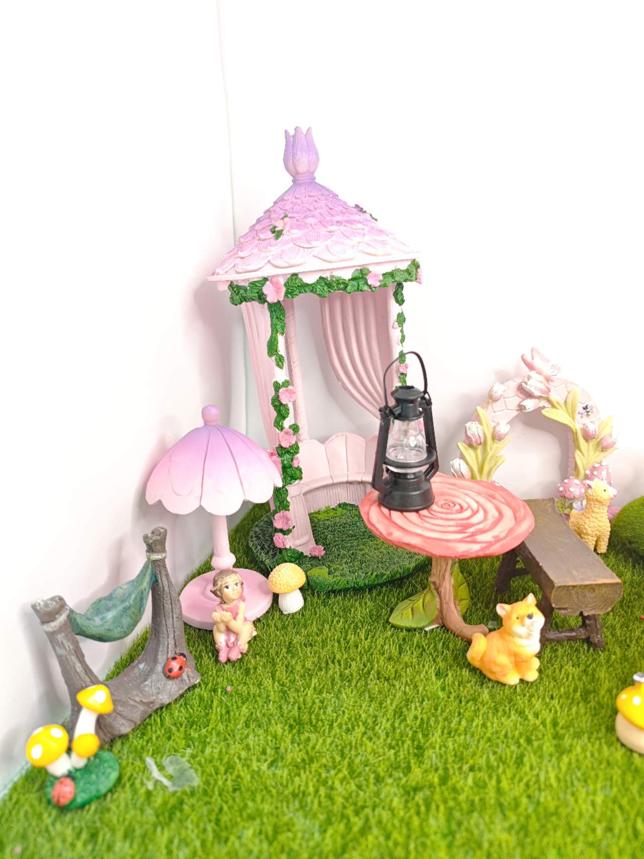 38 Pcs Deluxe Fairy Garden Luxury Set – Complete Enchanted Fairy Village