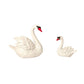 Swan Miniature Fairy Garden Animal Figurine – Resin Animal Decoration for Fairy Gardens