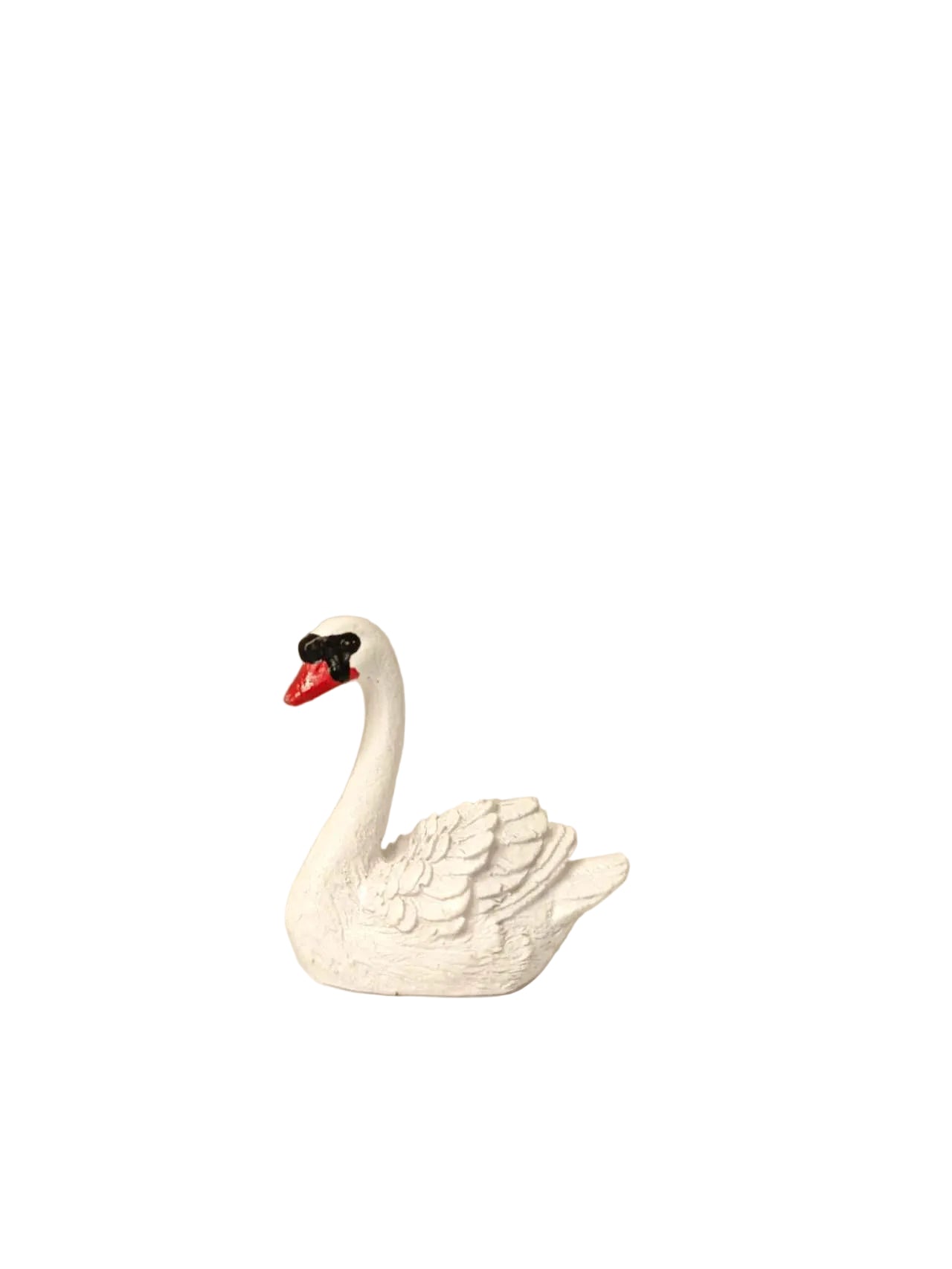 Swan Miniature Fairy Garden Animal Figurine – Resin Animal Decoration for Fairy Gardens