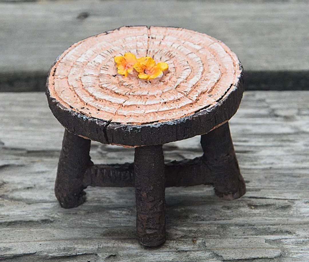 Fairy Garden Accessories Table Chair Bench Bridge Archway Road sign Lamp