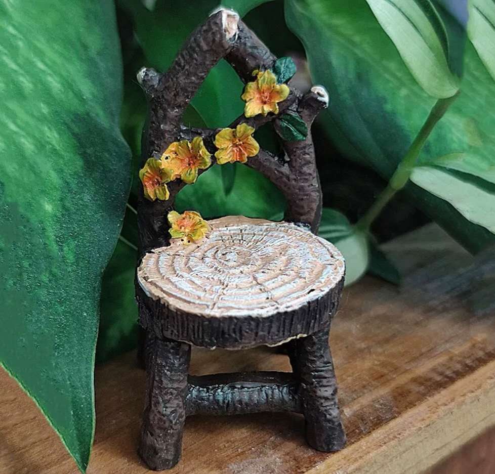 Fairy Garden Accessories Table Chair Bench Bridge Archway Road sign Lamp