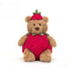 Jellycat Bartholomew Bear Strawberry Outfit 26cm