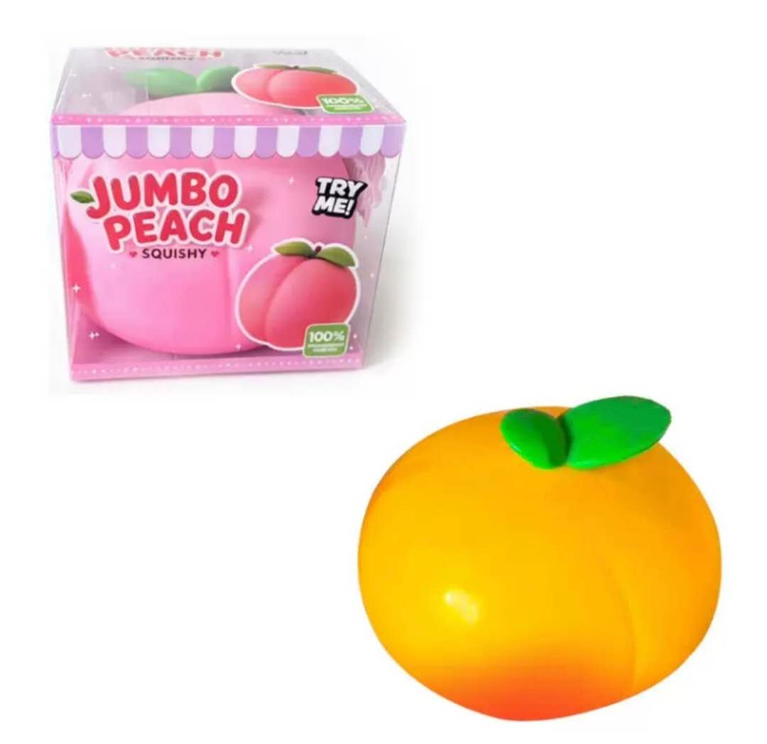 Giant Peach Jumbo Peach Squishy