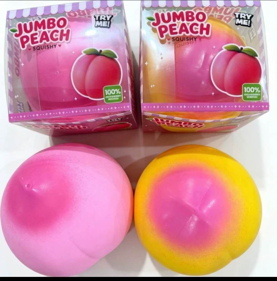 Giant Peach Jumbo Peach Squishy