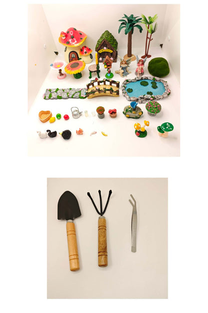 33pcs fairy garden kit
