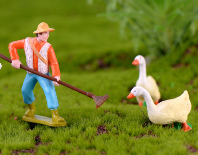 Fairy Garden Accessories Figurines Farmer