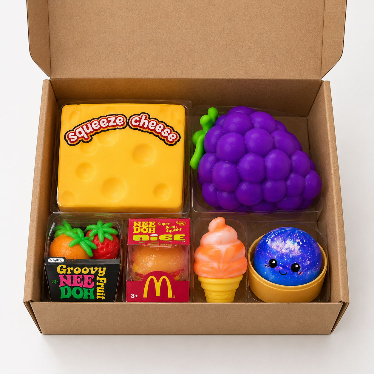6PCS Food Squishy Blind Box