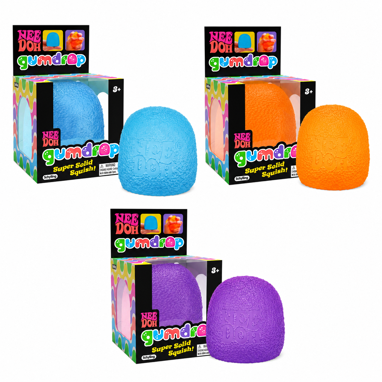 5pcs Mixed Texture Squishy Set Blind Box