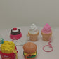 Food Clicker Fidget Keychain Keyboard Toy
