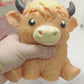 Jumbo highland cow squishy