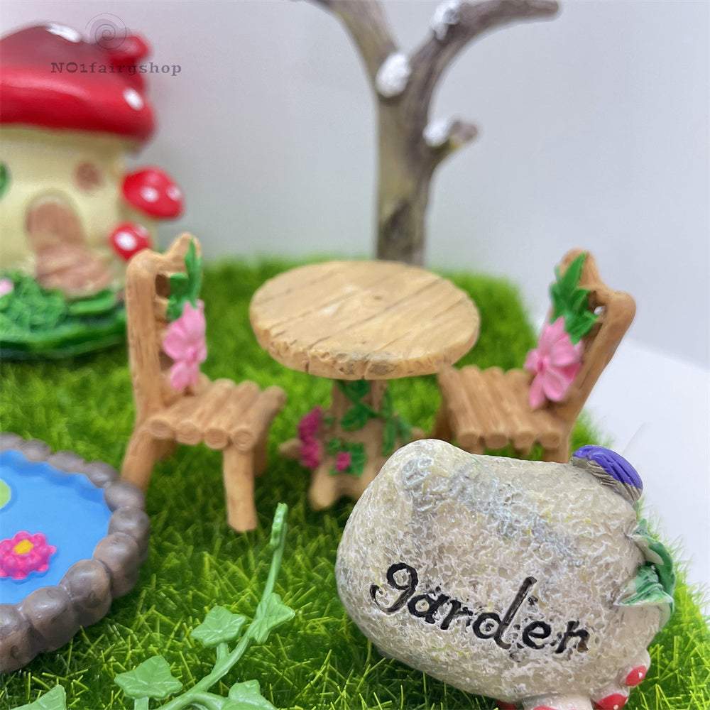 Fairy garden kits unicorns set