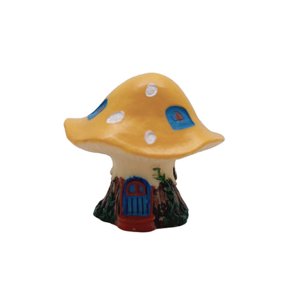Mushroom House Miniature Fairy House – Resin Decoration for Fairy Gardens