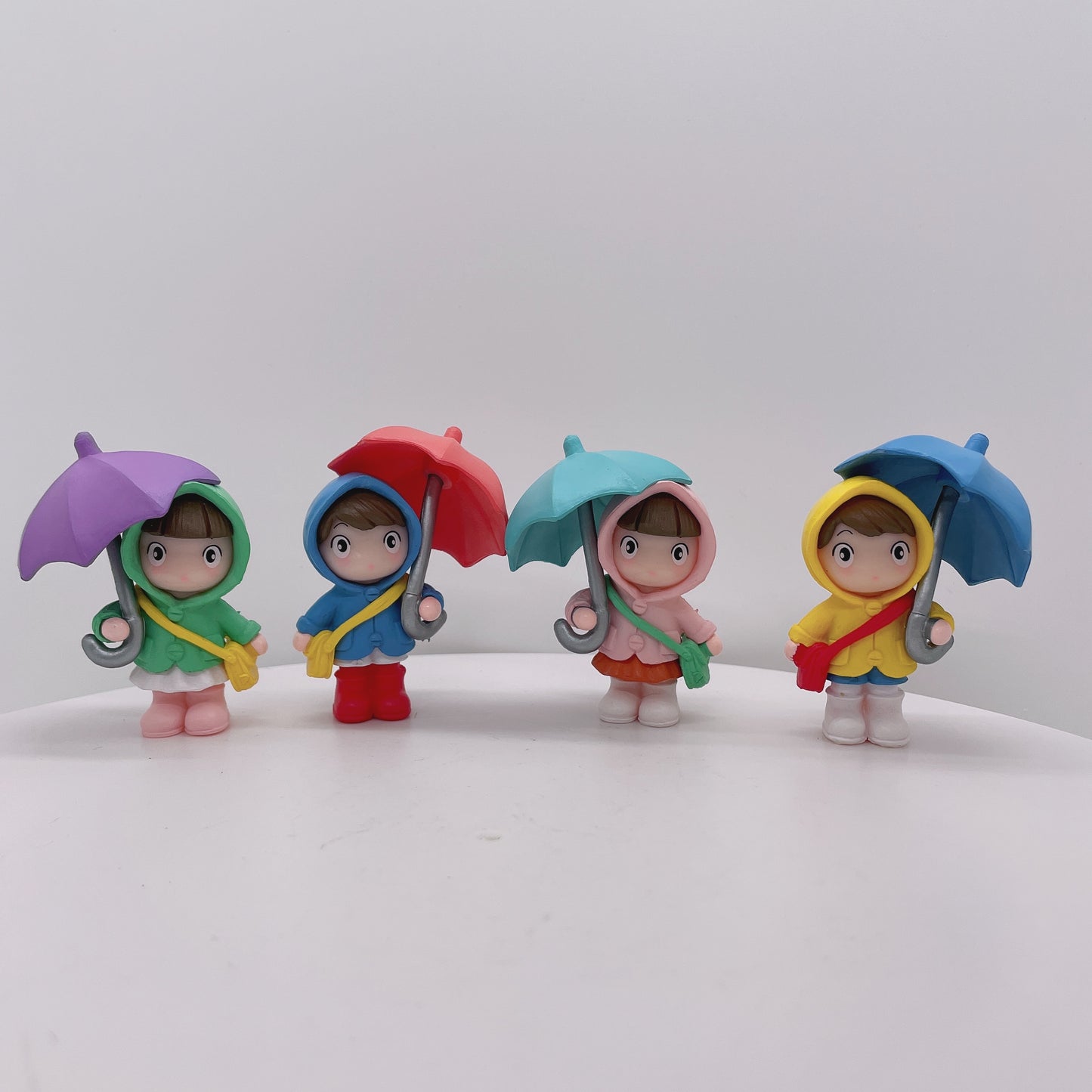 Fairy Garden Figurines Girl With An Umbrella