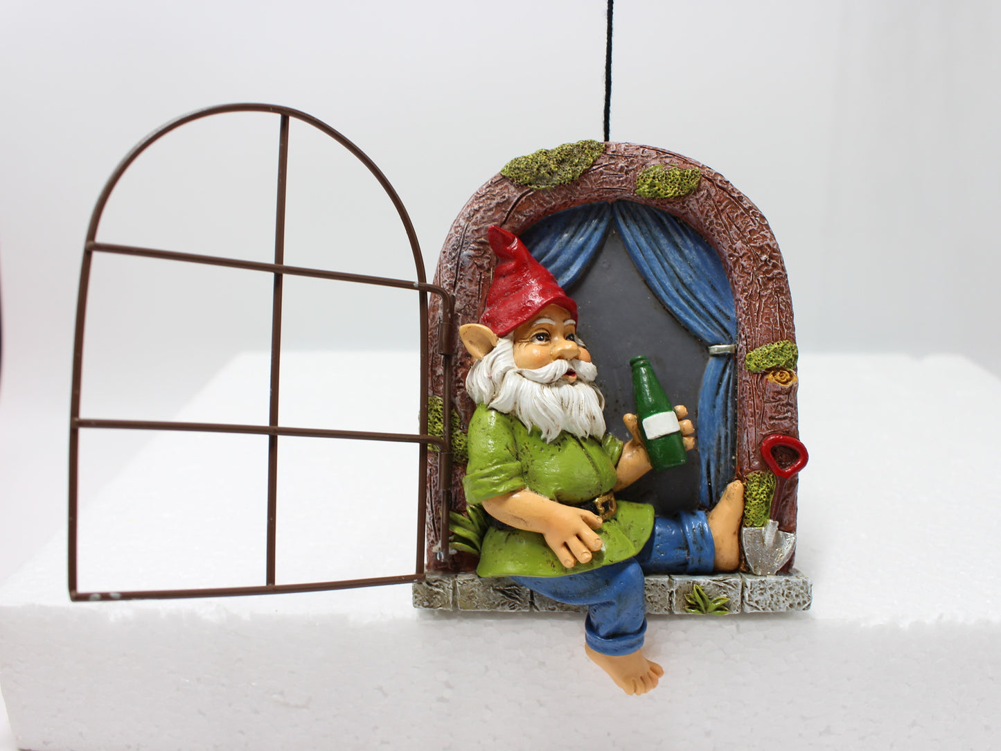 Fairy Garden Accessories Drinking Dwarf Window