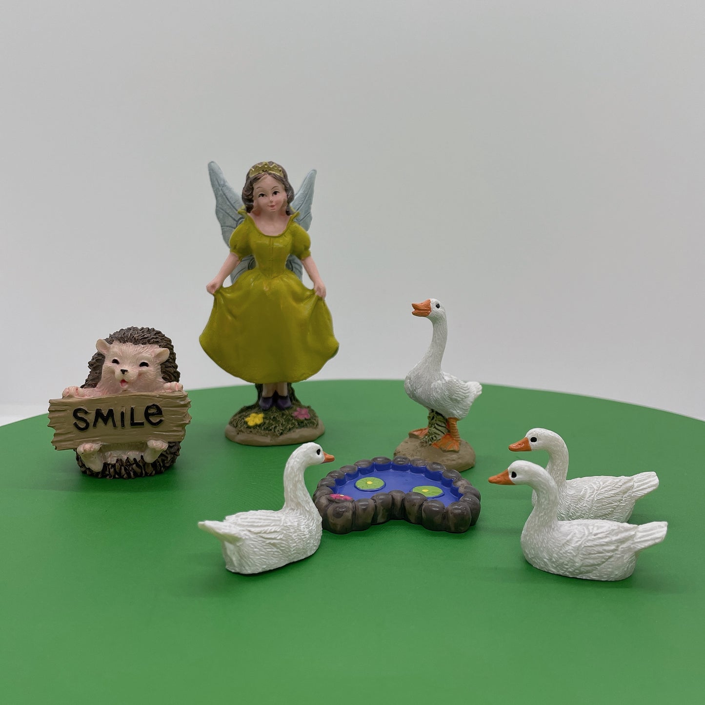 7pcs Fairy Garden kits Fairy and Ducks